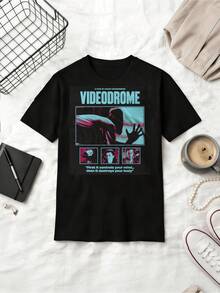 Videodrome Shirt - David Cronenberg 1983 Body Horror Tee - Cult Classic T Shirt - Black - View 6