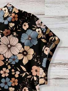 Camisa de mujer de unicolor con cuello en V, casual y versátil para uso diario - Multicolor 2 - Ver 5