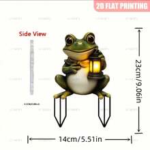 Estacas acrílicas planas para césped, ideales para comercio exterior, adecuadas para decoraciones de cumpleaños, fiestas y patios. - 11 - Ver 13