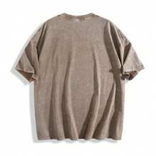 1 Piece Of Women's Vintage T-Shirt With Anime And "Dog Mom" Print - Casual Loose Fit, Short Sleeve, Round Neck, With Paw Print And Social Lettering Print, Spring-Summer Clothes For Pet Lovers, Ideal For Everyday Wear And Outings, Weekend Outfit, Lightweight T-Shirt, Comfortable To Wear, 180g Round Neck T-Shirt - Women's Summer Sets, Bright Washed Cotton Tops, Vintage Print Short Sleeve T-Shirts For Going Out. - 白色 - 查看 2