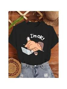 Women T-Shirts - Black - View 1