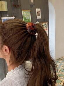 4pcs New Bird Nest Hair Clips, Ponytail Holder Hair Styling Tools, Slouchy Hair Clips, Bun Maker Claws, Hair Accessories, Suitable For Various Occasions Like Parties, Gatherings, Festivals, Travels And Vacations - Multicolor - View 9