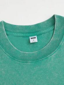 Disney Oversize Round Neck Washed T-Shirt With Disney Ariel Print, Disneyland, Disney Animal Kingdom, Disney Family Vacation Trip, Summer Outfits For Women, Vacation Outfits Women, Dresses,, Dresses For Women, Summer Clothes, Summer Tops, Capris For Women, Rompers For Women, Jeans For Women, Jorts, Graphic Tees Women, Tank Tops Women, Dresses For Women Summer, Summer Tops, Summer Clothes, Summer, Swimsuits For Woman, Bathing Suits For Women, Bikinis, White Tank Top, Women Sweatshirts & Hoodies, Cord Sets For Women, Trajes Elegantes De Mujer, Conjuntos De Dos Piezas Para Mujer, Skirt Two Piece Set, Conjuntos De Mujer, Blusas, Trajes De Mujer Casual, Free Shipping, Co Ords Sets Women, Faldas - Màu xanh Bạc hà - Xem 3