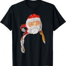 Goo Goo Gaga Santa Claus T-Shirt - Black - View 1
