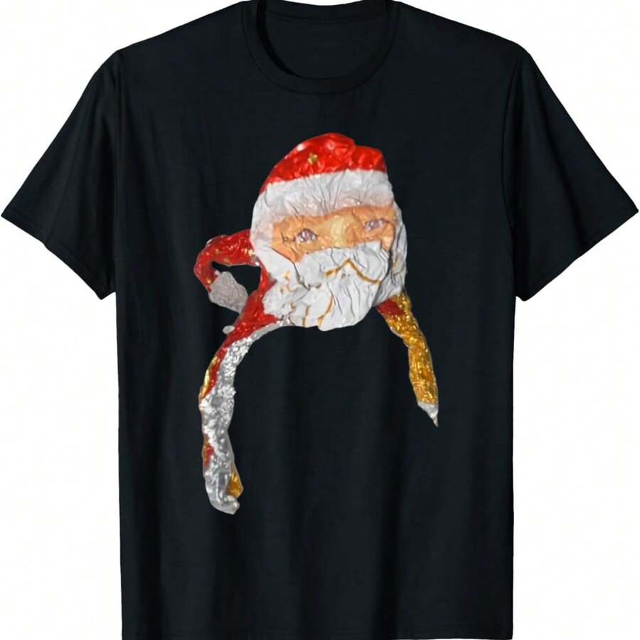 Goo Goo Gaga Santa Claus T-Shirt - Black - View 1