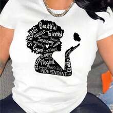 GiftGiftGiftGift1PSCCamiseta Blanca de Manga Corta para Mujer, Verano 2026, Nueva, Holgada, Talla Grande, a la Moda, Top Versátil, SuaveSoftSoft - Blanco 9 - Ver 7