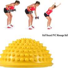4pcs Half Round Durian Ball PVC Inflatable Half Round Yoga Ball Massage Point Fitness Balance Ball, Multiple Colors Available - 4-pack - View 10