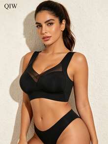 3pcs/Set Women Seamless Bras, Backless Design, Easy To Wear And Take Off, Lift And Support, Built-In Non-Removable Pads, Non-Adjustable Straps, 3-Color Set, Suitable For Yoga And Daily Wear - Multicolor - View 2