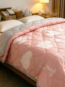 1pc Ultra Soft Cooling Comforter - Lightweight All-Season Bedding With Fashionable Plaid Pattern, Machine Washable For Single/Double Bed, Hotel, Camping And Home Decor, Hotel-Grade Luxury Bedding | Modern Quilting Design - Multicolor - View 8