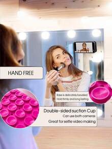 Silicone Suction Cup Phone Holder, Octobuddy Brand Adhesive Phone Holder, A Must-Have Product For Returning To School, Suitable For Halloween, Christmas And Other Holidays, And Can Be Given As A Gift. - Multicolor - View 9