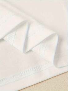 Camiseta corta de manga corta con estampado de dibujos animados para mujer, ideal para el verano, moda Y2K, versátil y holgada con cuello redondo.Pure-Cotton - Blanco - Ver 6