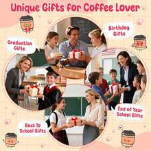 1pc Pink Cute Coffee Cup Design Makes It Instantly Enhance The Mood, Symbolizing A Warm And Comfortable Hug. Perfect Companion For Any Workstation! This Small Gift Can Be Used As A Teacher's Gift, A Teacher's Gift, A Teacher's Birthday Gift And A Teacher's Thank-You Gift. It Constantly Reminds The Unbreakable Connection Between Teachers And Students. - Multicolor - View 7