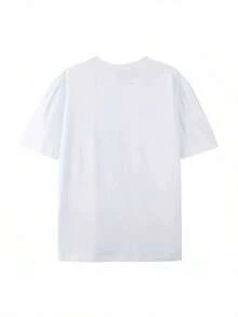 Women Love Printed Casual T-Shirts - Short Sleeves, Crew Neck, Perfect For Spring/Summer - Lightweight, Breathable, And A Stylish Wardrobe Essential. Women's Short-Sleeve Printed Crew Neck T-Shirt - Ideal For Everyday Casual Wear, Sports, And Fitness, Suitable For All Seasons (Including Valentine's Day), And Perfect For Summer. - 白色 - 查看 3