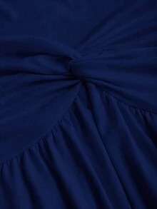2 piezas Conjunto de camisetas de manga larga versátiles, elegantes y cómodas para mujer - Multicolor 8 - Ver 5