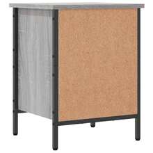 vidaXL Schuhregal Grau Sonoma 38x35x50 cm Holzwerkstoff Schuhregale Heim Garten Haushaltsbedarf Aufbewahrung,Ordnungssysteme, Kleideraufbewahrung,Schuhregale,schränke - Grau - Übersicht 3