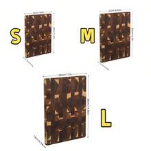 Tabla de cortar de madera de palo de rosa de alta calidad - Tabla de cortar sólida y duradera de madera rectangular para la cocina, adecuada para carne, queso y pan | Superficie para alimentos con textura de grano natural | Tabla de preparación elegante para uso doméstico y profesional, tabla de cortar multiusos | Diseño de madera natural | Superficie acabada suave, adecuada para el Año Nuevo Chino, Pascua - Color de la madera - Ver 15