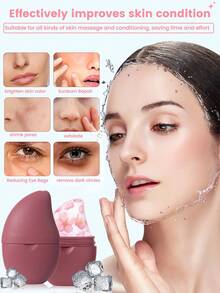 Bộ dụng cụ trang điểm 13 món bao gồm: 1 túi chườm đá lạnh mặt + 3 dụng cụ rửa mặt bằng silicon + 1 cọ trang điểm + 4 bông mút trang điểm + 1 bông phấn phủ mini + 1 bông mút trang điểm mini + 1 bông phấn phủ dạng cushion + 1 dụng cụ vệ sinh cọ trang điểm. - Nhiều màu - Xem 10