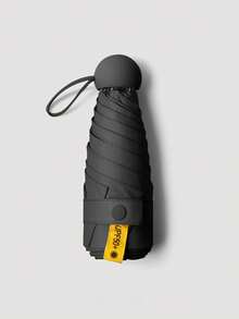 Ô dù gấp mini 19cm/7.5in, ô che nắng ngoài trời di động, ô chống tia UV kèm túi đựng, ô chống nắng, sản phẩm chống nắng, 6 nan + lớp phủ chống nắng bằng keo đen dày, vật dụng cần thiết khi đi du lịch, rất thích hợp cho hoạt động ngoài trời, du lịch, chống nắng mùa hè, ô dù, chống gió và chống nước. - Nhiều màu - Xem 10