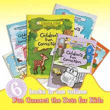 Kids Dot To Dot Connection Practice Book, Cute Character Number Linking Puzzle Pages, Early Learning Activity Book For Focus, Hand Eye Coordination And Fine Motor Practice - Multicolor - View 1