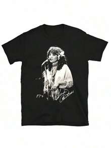 Camiseta unisex, vintageLindaRonstadtMusicTourGraphicT-shirt-BlackUnisexTeeconSignatureSongbookPosturaPrint,RegularFitCasualCamisetaparaHombres&WomenRockAndRollTCamisas,Todo el añoRopa, vestimentaRetroMusicRopa, vestimentaCómodaRopa de mujerblusasparadamacasualescamisasdemujerblusablusasparamujercamisas,Ligera, Tejido Transpirable, conjuntos casuales para mujer, Ropa para Clima Cálido, Diseño Divertido, Ideal para Jugar al Aire Libre - Multicolor - Ver 5