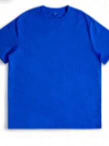 SimpieAndVersatileDesignNueva Camiseta Casual de Verano con Estampado Gráfico "Love You So Much Matcha", Manga Corta, Cuello Redondo, Estilo Casual, Adecuada para Verano y Primavera, Camiseta de Algodón Holgada de Manga Corta con Cuello Redondo, Estilo Vintage Urbano Unisex para Mujer. Camiseta de algodón - Azul - Ver 2