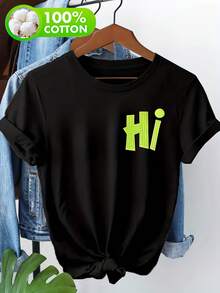Women T-Shirts - Black - View 6