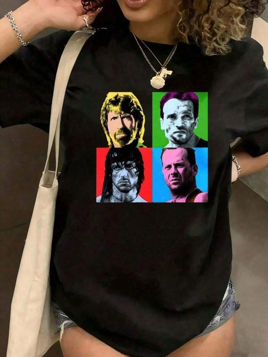 Women T-Shirts - Black - View 1