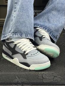 Nike Jordan Air Jordan 4 RM 男款籃球鞋 時尚百搭舒適運動低筒復古板鞋 灰黑色 IH7320-031 - 灰黑色 - 查看 2