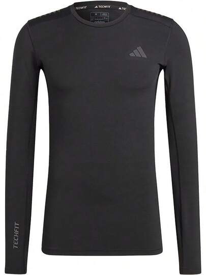 Adidas Techfit RHEON 款丨 高彈透氣速乾男子跑步綜合訓練運動緊身衣