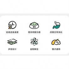 新款防噎食宠物慢食碗,健康旋转游戏盘,适用于猫狗 - 1公升 - 查看 4