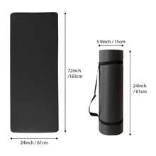 1pc NBR Multicolor Yoga Mat, 0.8cm/0.3in Thick, Soft Yoga Mat With Good Rebound, Comfortable And Soft, Suitable For Sports, Fitness, Gymnastics, Exercise, Pilates, Etc., Also Suitable For Gym, Home Workout, Etc. Gift Idea, Such As Mother's Day Gift, Birthday Gift, Christmas Gift, Etc. Suitable For Gymnastics, Sports, Pilates, Home Workout, Etc. Also Available In Sports Socks, Fitness Socks, Yoga Socks, Pilates Socks. - Multicolor - View 8