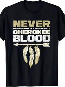 Cool Blood Women Funny Gift For Her T-Shirt, 100% Cotton An  T-Shirt For Men Women, Gift, Friends, Father, 180g, Round Neck, Black, Size S-XXXL - 黑色 - 查看 9