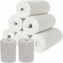 Chất liệu vải gạc thạch cao đa năng 5cm x 270cm, dùng để điêu khắc, quấn bụng, làm mặt nạ thạch cao, các dự án nghệ thuật và điêu khắc cơ thể. - trắng - Xem 5