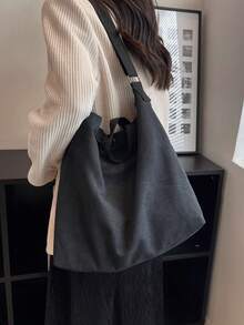 Large Capacity Vintage Women's Tote Bag, Lightweight Multi-Pocket Hobo Bag, Fashion Commuter Shoulder Bag, Portable Shopping Bag, Suitable For Girls, Women, College Students, Young Professionals And White-Collar Workers. Ideal For Office, University, Work, Business, Commuting, Shopping, Dating, Outdoor Activities, Travel, Hiking And More, Also A Perfect Gift For Women. - Multicolor - View 6