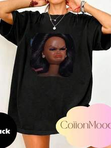 Women T-Shirts - Black - View 1