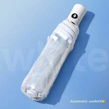 1把透明折叠伞，自动开合，大号，加厚，男女通用 - 多色 - 查看 19