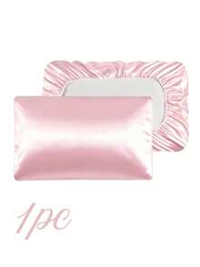 1 cái/2 cái Vỏ gối satin, Vỏ gối lụa có dây thun co giãn dùng khi đi du lịch, Vỏ gối lụa satin mềm mại, Bảo vệ tóc và da, Kích thước tiêu chuẩn/Lớn, Phù hợp với nhiều loại gối, Quà tặng cho nữ, Quà tặng lễ hội, Quà tặng cá nhân hóa, Quà tốt nghiệp, Quà tặng - Nhiều màu - Xem 28