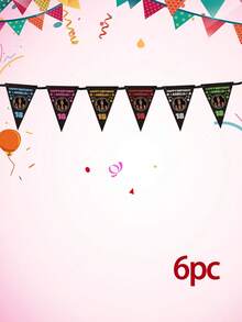 Bandeirola de aniversário personalizada com foto e texto, bandeirinha triangular personalizada com nome e idade, decoração para festa de aniversário de 18/21/30 anos, bandeirinha triangular preta com estrelas brilhantes, decoração para festa de aniversário. - Multicolorido - Ver 25