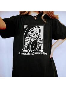 Women T-Shirts - Black - View 1
