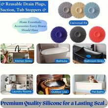 1pc Bathroom Floor Drain Deodorizer, Sewer Deodorizing Cover, Anti-Odor Anti-Insect Toilet Pipe, Anti-Odor Silicone Sealing Ring - Multicolor - View 2