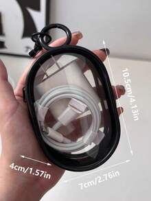 Portable Mini Transparent Zipper Storage Bag, Small Multi-Functional Storage Bag,Transparent Travel Accessory Pouch, Travel Essentials - Multicolor - View 4