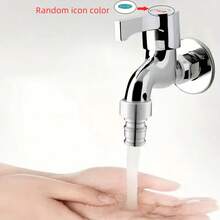 Stainless Steel Faucet With Copper Core, Suitable For Home Kitchen, Balcony, Bathroom, Toilet, RV Water Heater, RV, Outdoor Patio, Kitchen And More. The Bathroom Accessories Are Wall-Mounted With A Polished Surface. - Multicolor - View 5