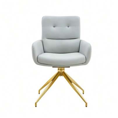 [2 Piece Set] European Lightweight Luxury Swivel Chair, 360° Sound Rotating, 2-Piece Set For Dining Rooms / Relaxation Areas.