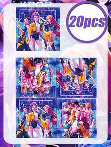 Hasbro Demon Girl Group 印花一次性裝飾餐具套組，適用於各種節日派對與聚會裝飾，適合節慶慶祝、生日派對及戶外用餐派對的裝飾用品 - 多款 - 查看 17