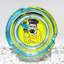 3.34英吋時尚創意玻璃煙灰缸,裝飾配件禮物送朋友,居家裝飾 - 創意圖案 - 查看 7