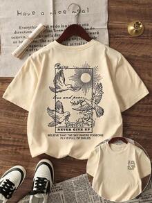 Camiseta holgada de fe cristiana para mujer, camiseta de cuello redondo cómoda y elástica impresa con "Ezequiel 36:26", corazón anatómico y versículo bíblico, religiosa estética viral, adecuada para la iglesia, el estudio bíblico, la comunión juvenil y la devoción diaria casual de verano Playeras Deportivas Para Mujer - Estilo II - Ver 7