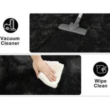 Alfombra Decorativa 135 X 190 Cm Sala De Estar Y Dormitorio tapete moderno antideslizante facil limpieza diseño resistente uso interior salon dormitorio pasillo material duradero suave al tacto mejora confort y estilo hogar - Blanco - Ver 6