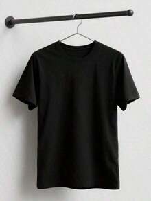 Camiseta Retro Vintage Estilo Antiguo con Estampado de Cerezas, Cuello Redondo, Estilo Artístico, Camiseta de Verano para Mujer, Camisetas de Algodón para Mujer, Lavables a Máquina, Transpirables, Suaves y Casuales - Negro - Ver 2