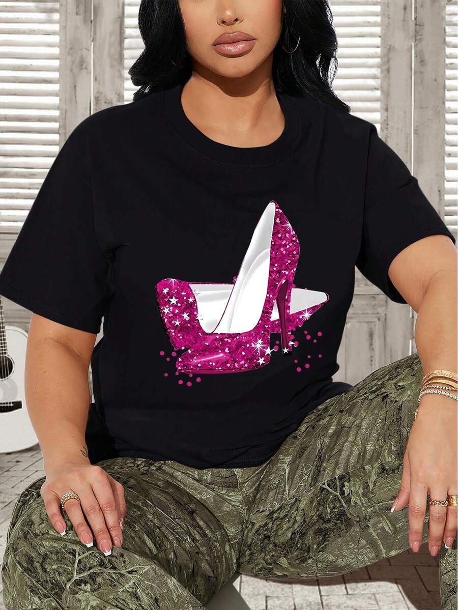Women T-Shirts - Black - View 1