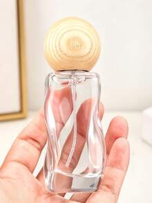 1/2PCS 30ml Wavy Waist Glass Perfume Atomizer Sphere Lid Fine Mist Free Tools TSA Double Leakproof Refillable Purse Dispenser Gift Women Men - Multicolor - View 7